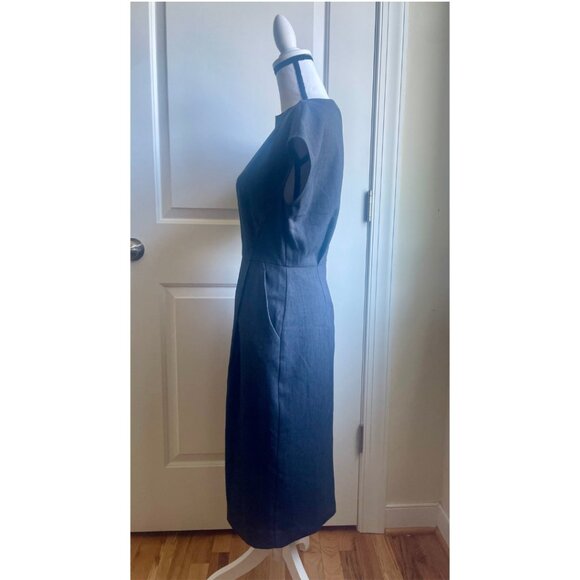 MM.LaFleur Chambray Sheath Dress - Picture 2 of 8